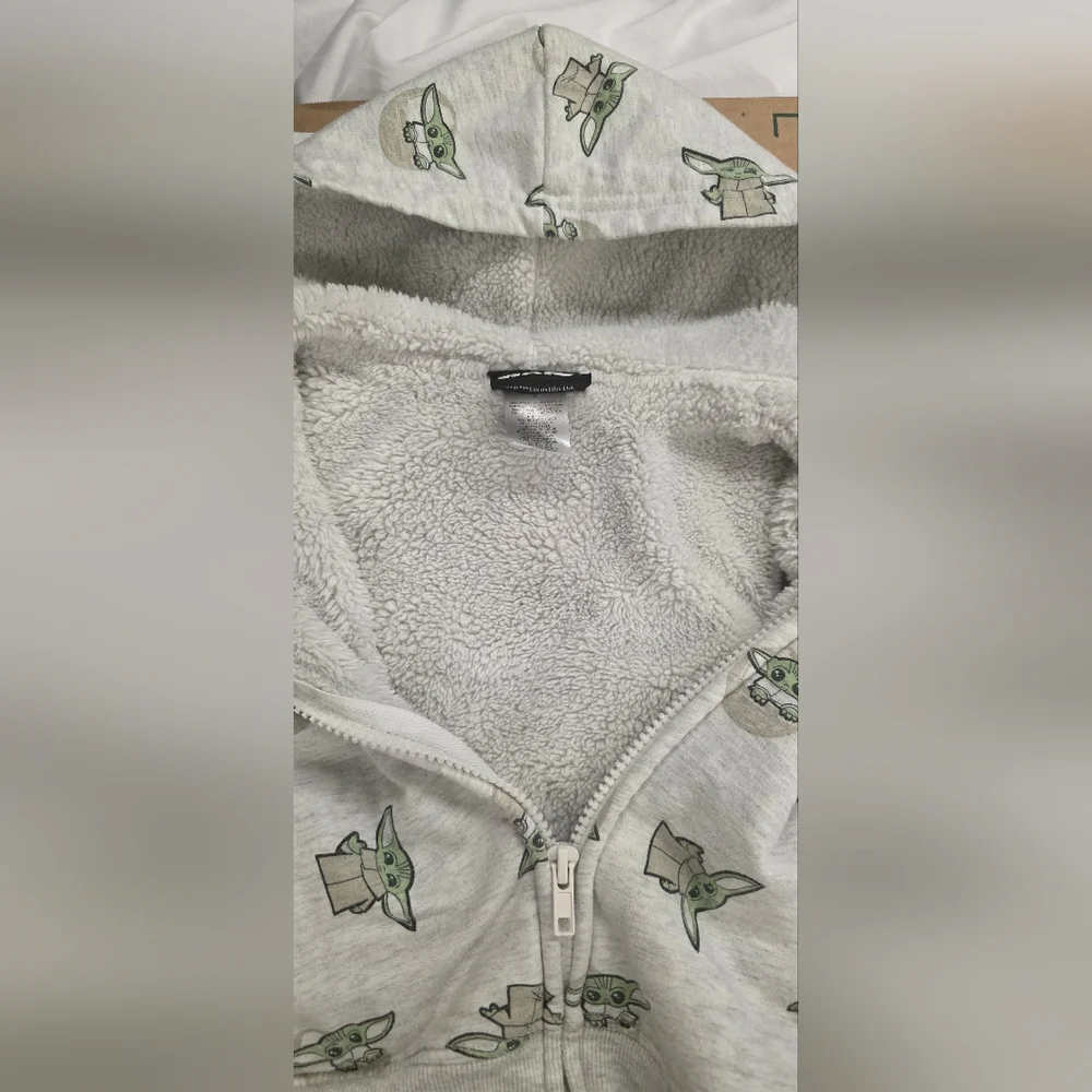 Star Wars Grogu Baby Yoda Hoodie 3T + Jogger Pants 2T Sherpa Set